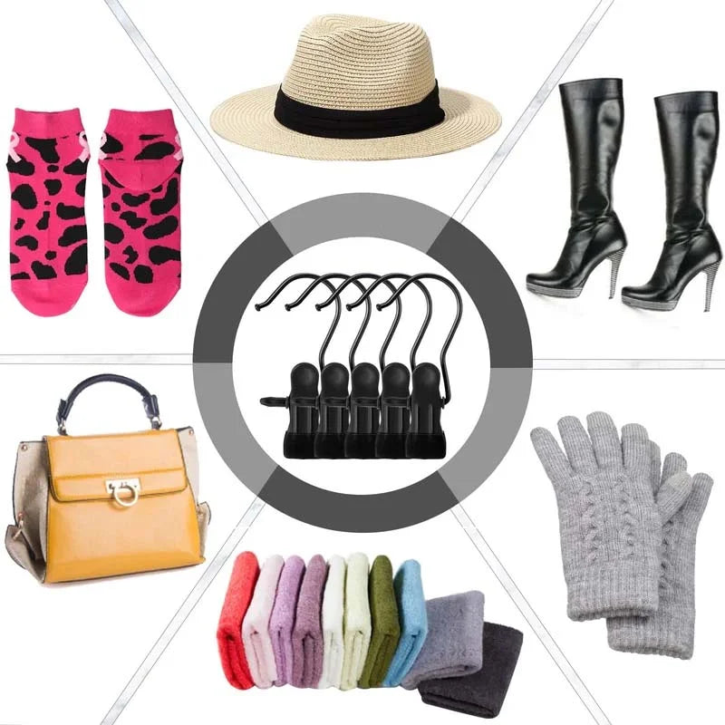 2+2 Gratis | Clipzy™ - Tragbare Reise-Kleiderbügel-Clips