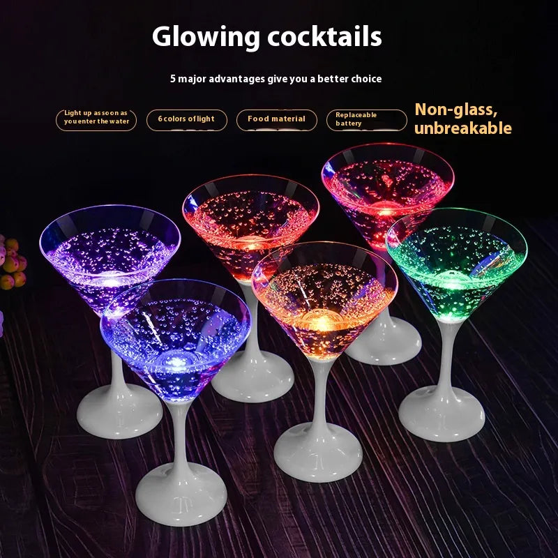 GlasGlo™ - LED-Lichtweingläser