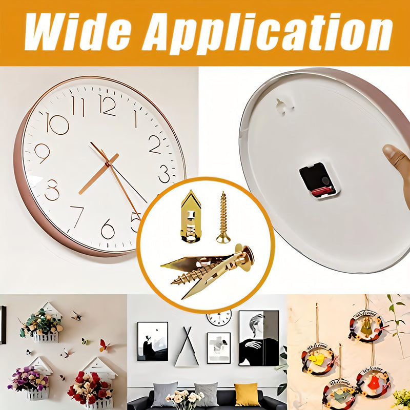 FixSecure - Spreizdübel für Trockenbau + hochfeste Zinkschrauben (100er-Pack)