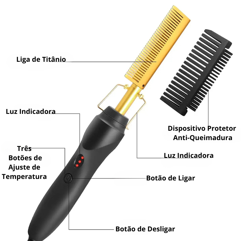 QuickHeat™ - Elektrischer Titan-Haarglätter