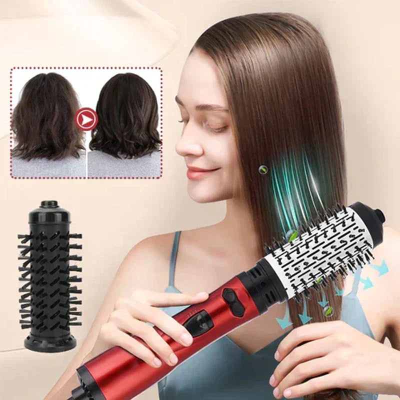 Drehbare Haartrockner-Bürste | 2-in-1 Styling & Volumen | 360° Rotation & Ionentechnologie