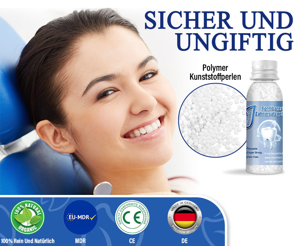 ZahnFix | LED-Härtungslampe für schnelle Zahnreparatur und Zahnersatzgel