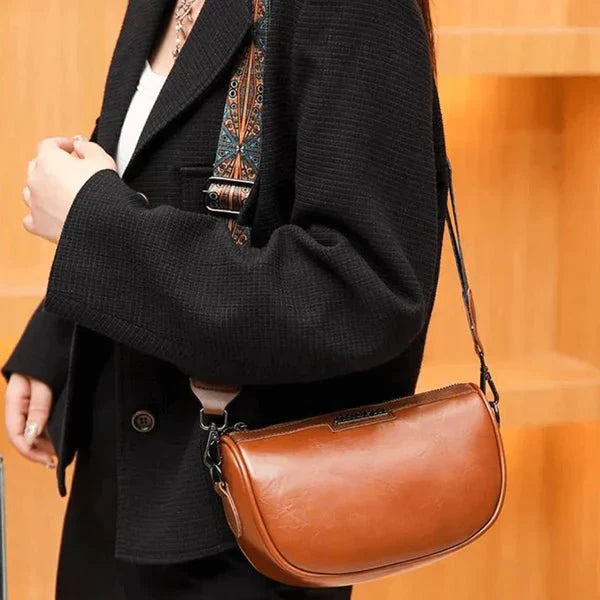 Harper Bag™ | Definieren Sie Mode neu mit einer luxuriösen Leder-Satteltasche!