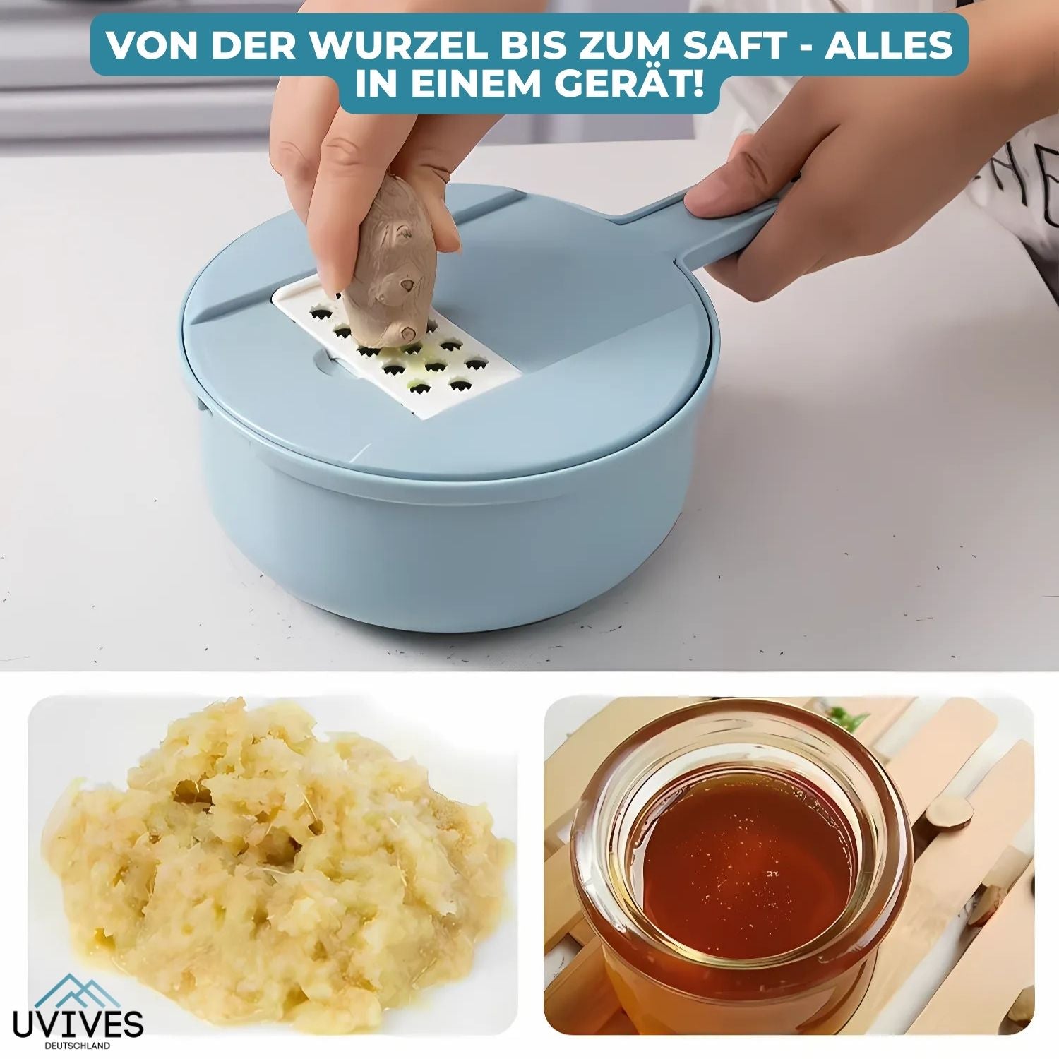 GrateCut™ - Multifunktionaler Gemüseschneider