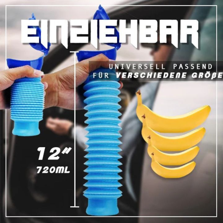 Tragbare Herren Taschentoilette™ | Diskret & Wiederverwendbar | Auslaufsicher | Kompakt für unterwegs