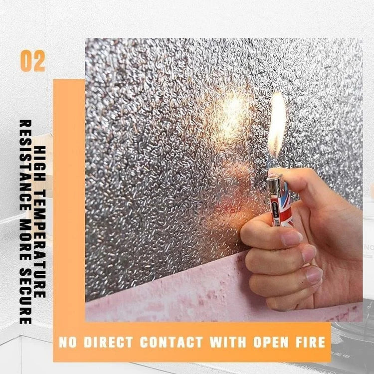 1+1 GRATIS | OilGuard - Aluminium Küche ölfest Aufkleber