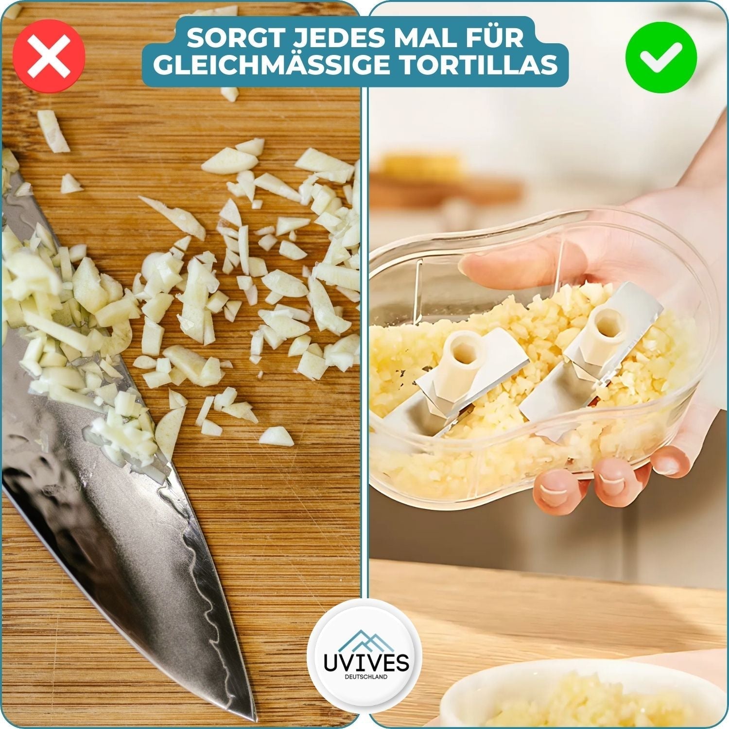 GrindWhiz™ - Handbetriebener Lebensmittelzerkleinerer und Gewürzzubereiter