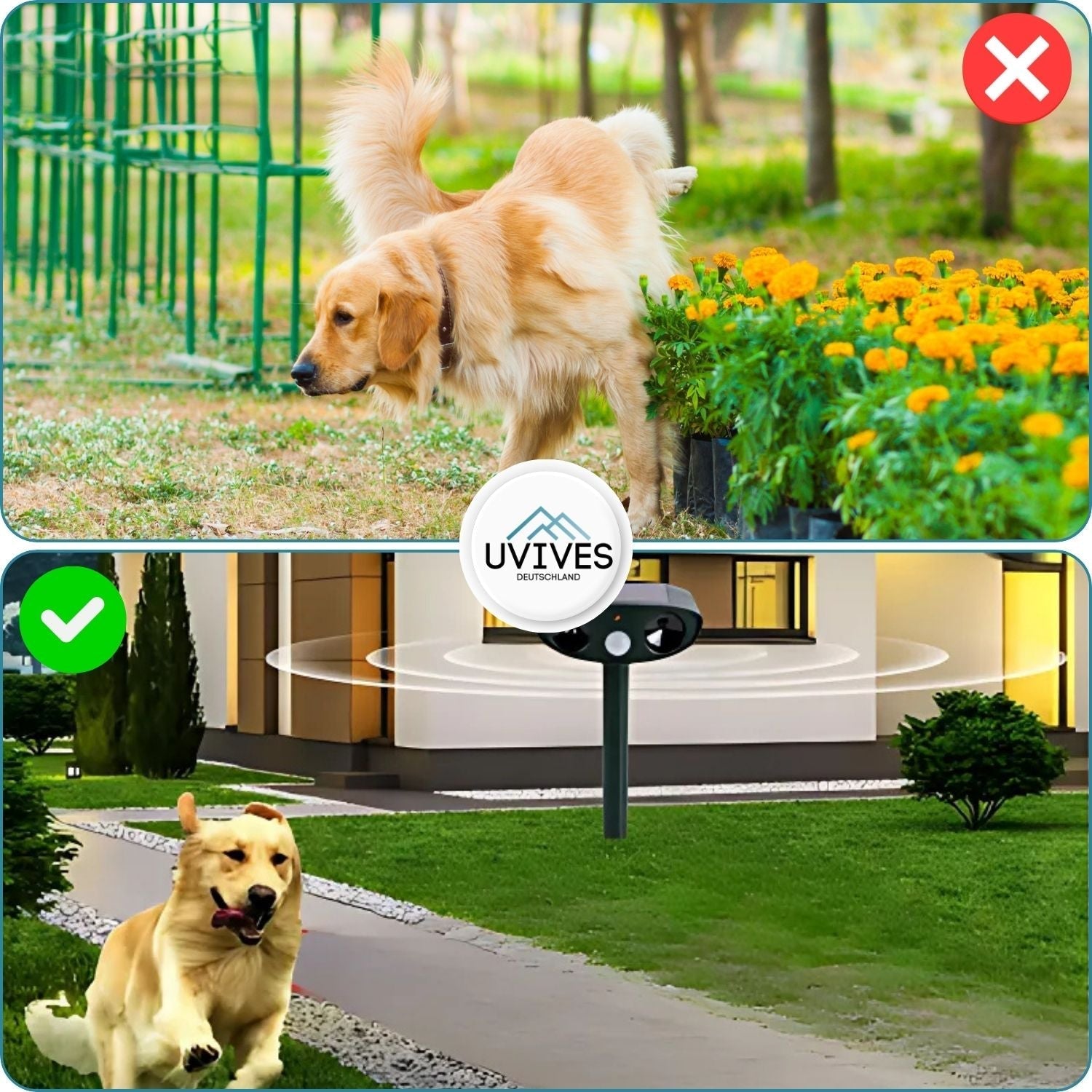 SolarSonic™ - Solarbetriebener Tierschreck mit Ultraschall