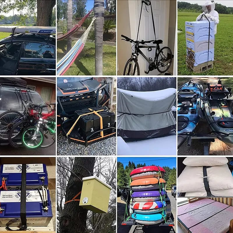 Strapify™ - Rückziehbarer Auto-Ratschenriemen mit unitmotor