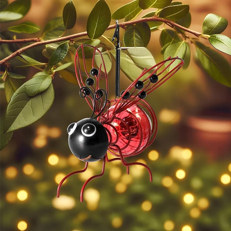 Solarbetriebene Outdoor-Bienenlichter – Perfekt für Terrasse, Zaun oder Balkon