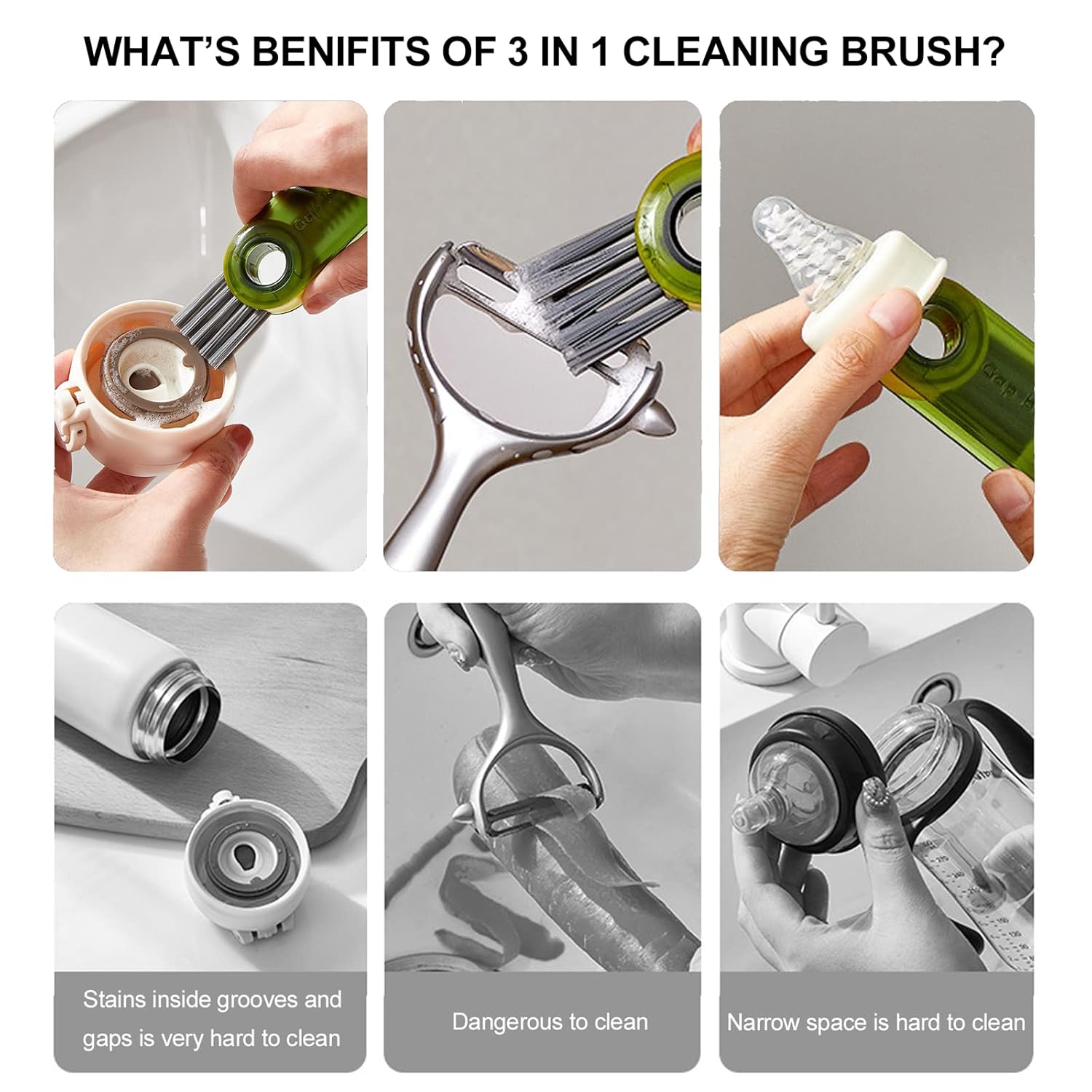 1+1 Gratis | ReachClean™ 3-in-1 Multifunktions-Reinigungsbürste