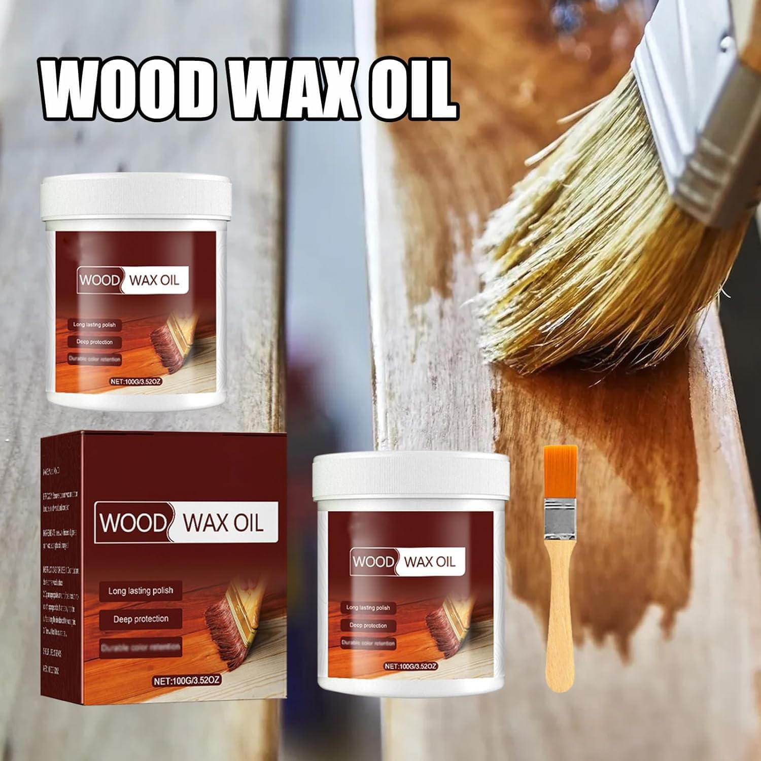 1+1 GRATIS | Wood Wax Oil™ Schützen Sie Ihr Holz mit strahlender, lang anhaltender Schönheit