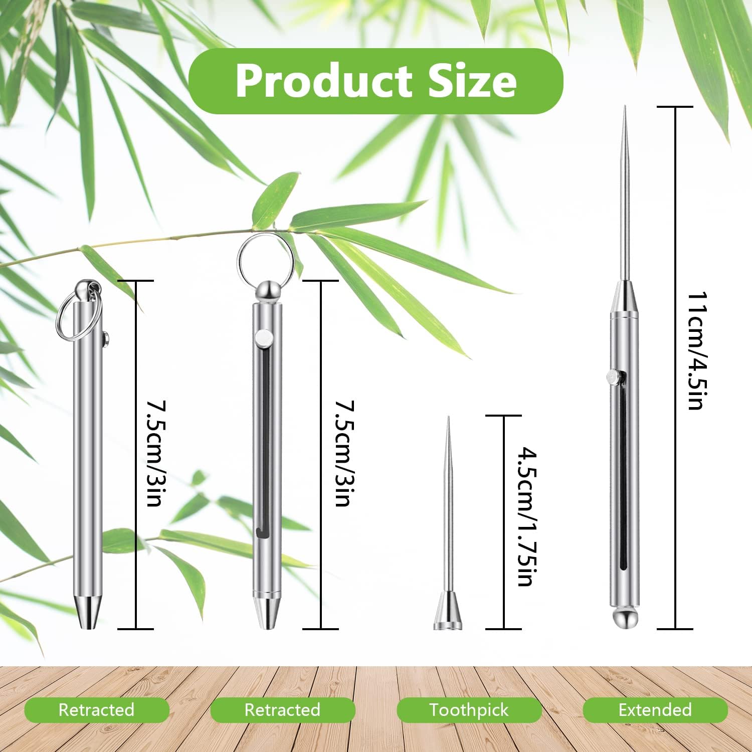 1+1 Gratis | TitanPro | Der wiederverwendbare Zahnstocher für unterwegs!