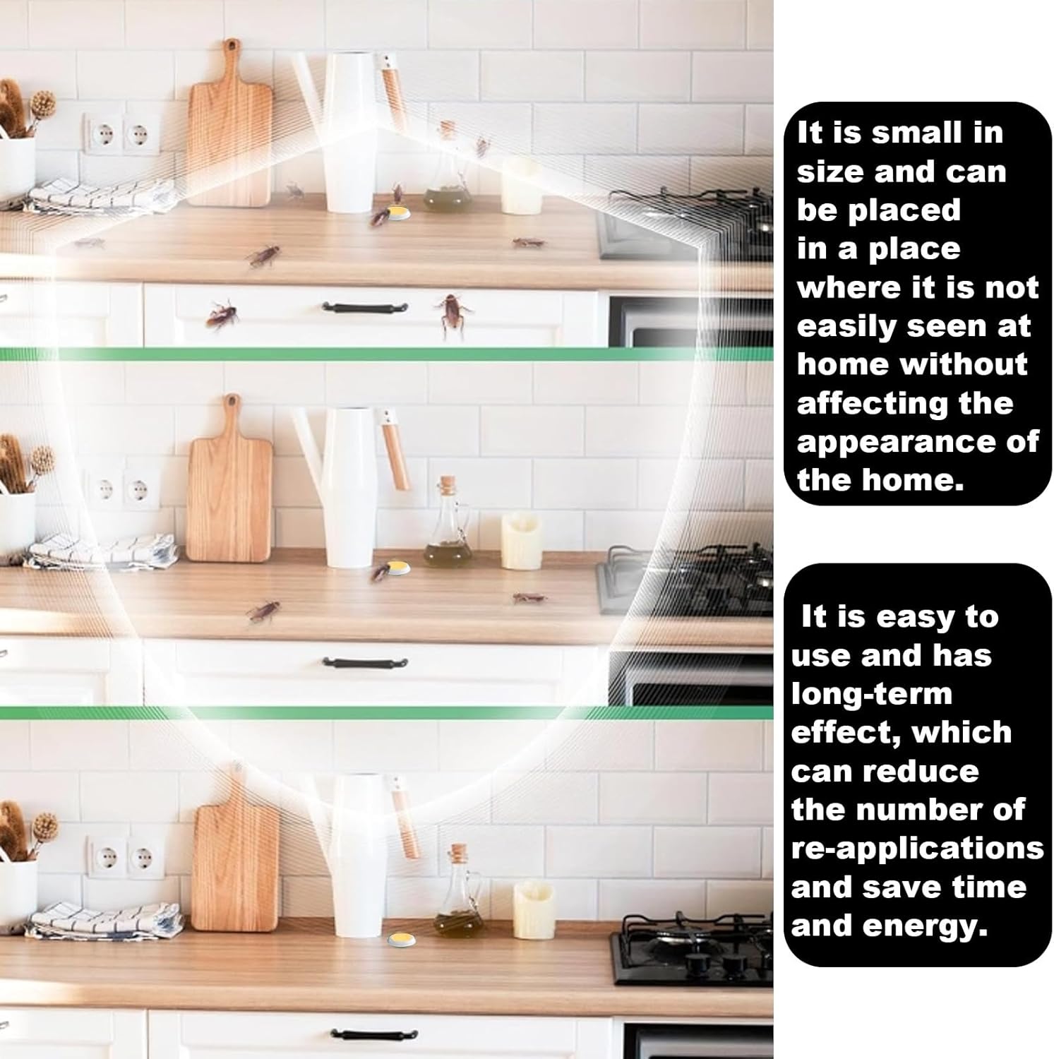 RoachGuard Kakerlakenköder | Langzeitwirkung | Haustiersicher | 1+1 Gratis