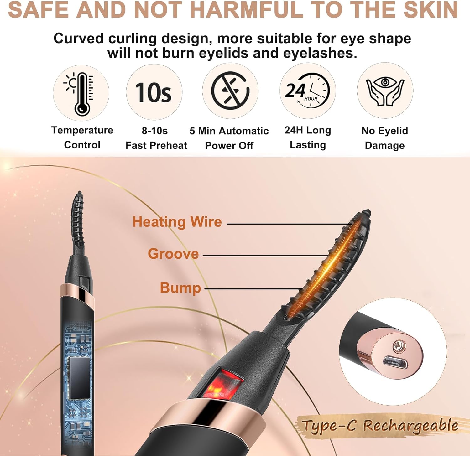 ProCurl™ – Wiederaufladbarer Wimpernzange