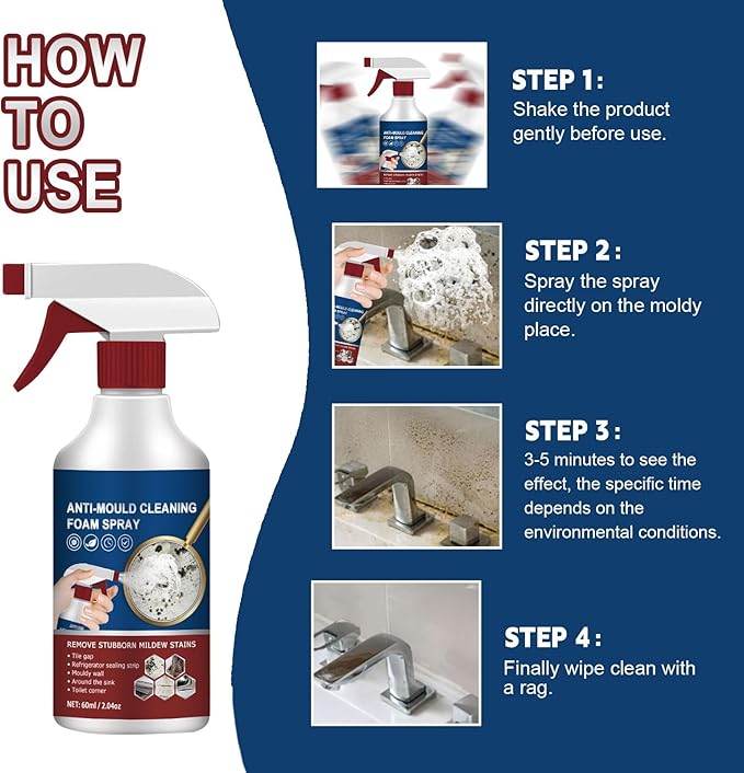 1+1 GRATIS | MoldAway Magic™ Anti-Schimmel-Reinigende Schuimspray