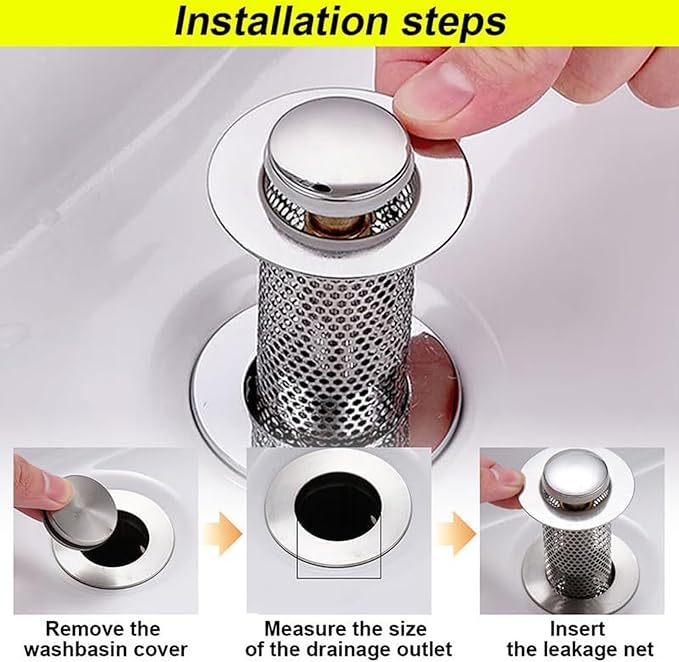 2+1 Gratis | Fluxo™ Bodenablauffilter aus Edelstahl