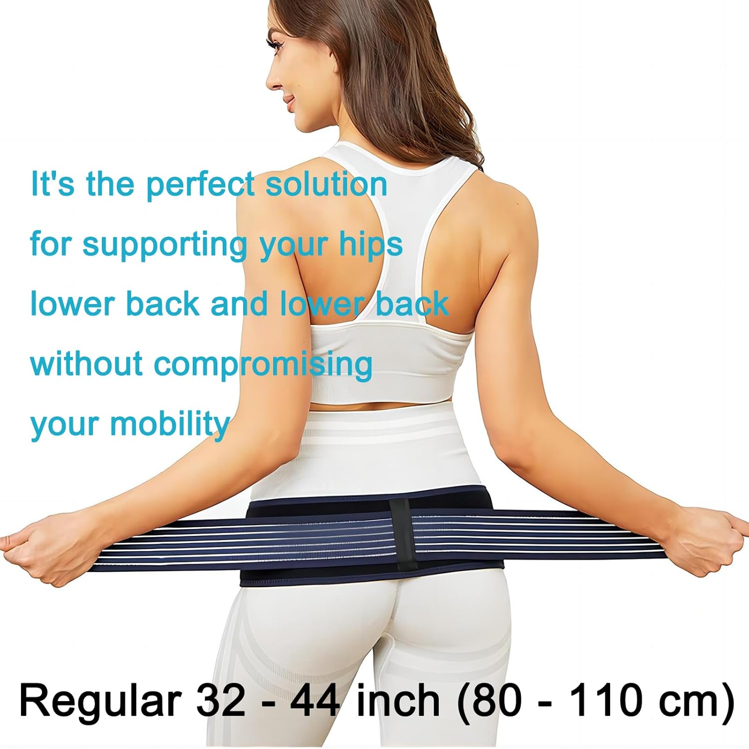 BackTherapy Rückenband | Linderung bei Ischias & Rückenschmerzen | Verstellbarer Hüftgurt | 50% Rabatt