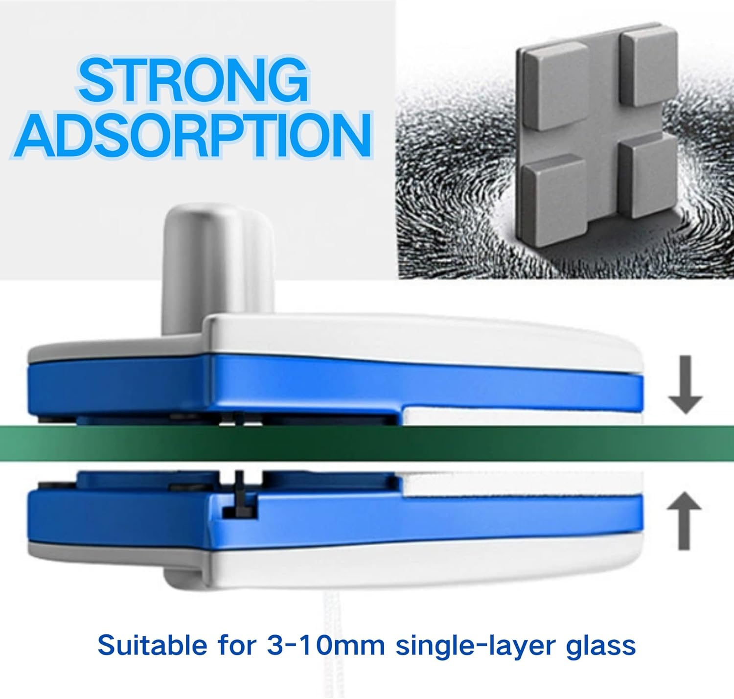 Magnetischen Fensterreiniger™ - Fenster mühelos reinigen