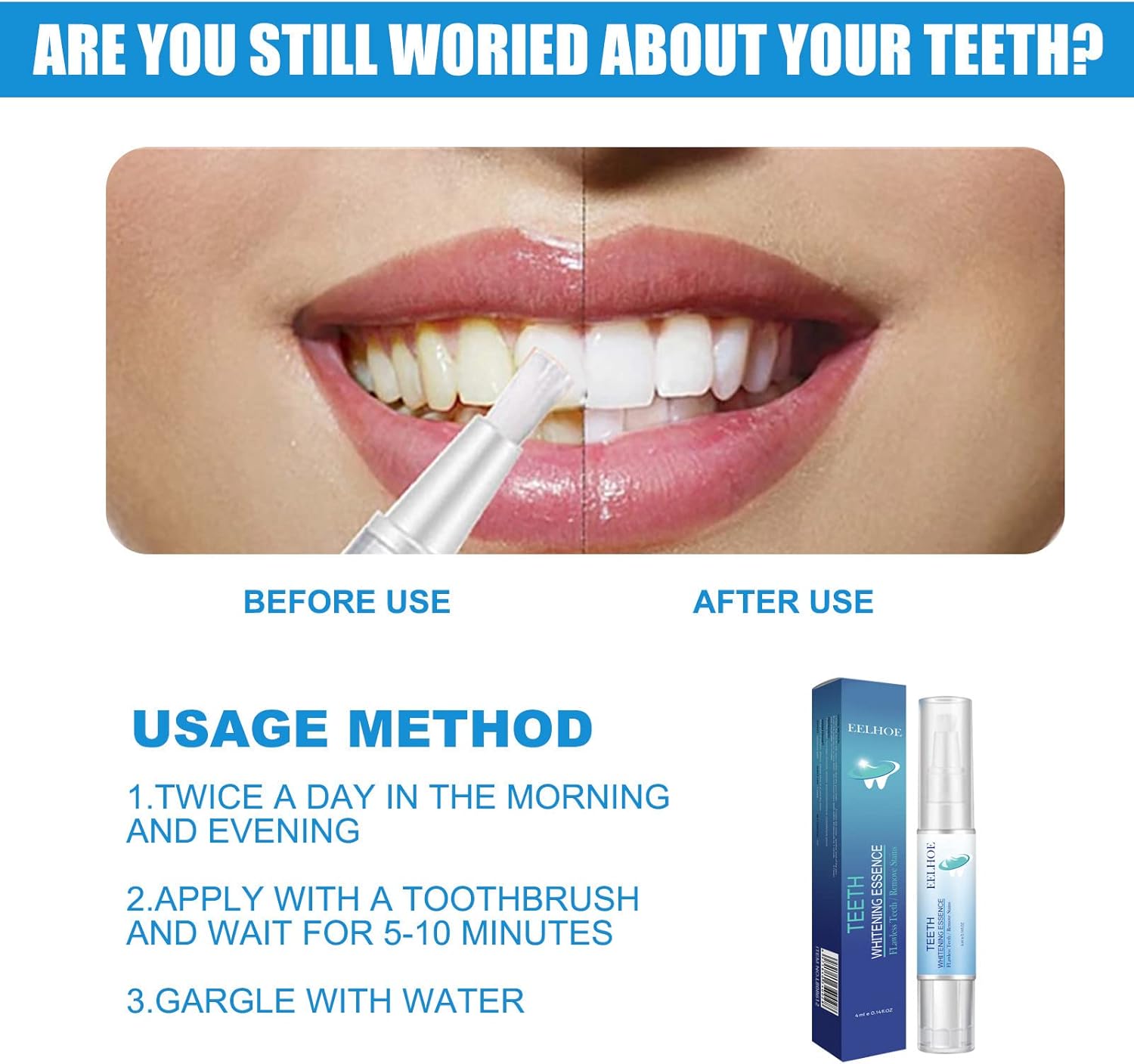 1+1 Gratis | CleanOral™ Zähne aufhellen – jederzeit und überall!