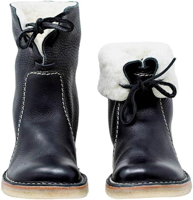 Elodie Damenstiefel | Wasserdicht mit Wollfutter | Vintage Winter Boots | 50% Rabatt