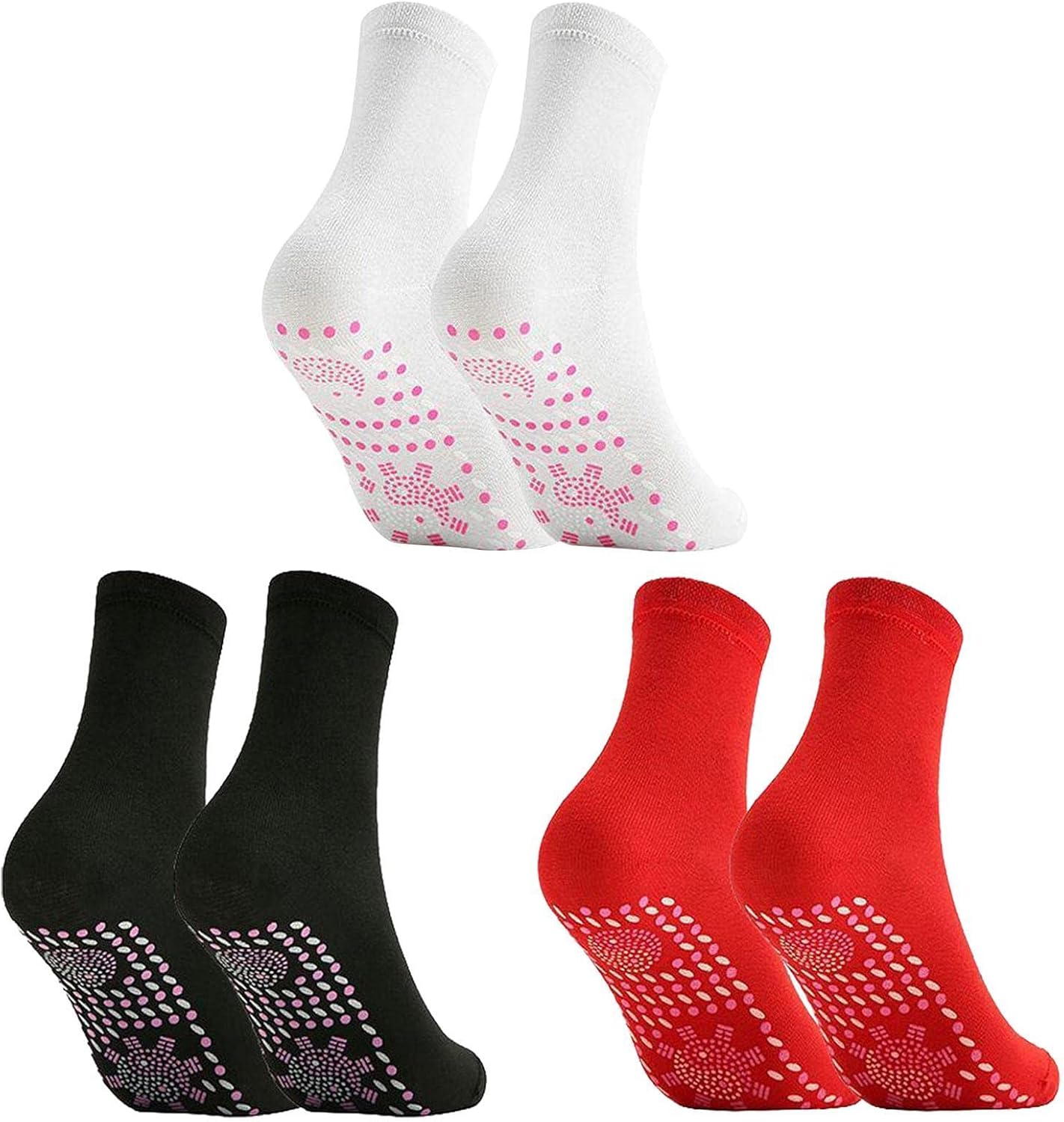 Selbsterwärmende Socken | Magnetfeldtherapie | Fördert Durchblutung & Fußgesundheit | 1+1 Gratis