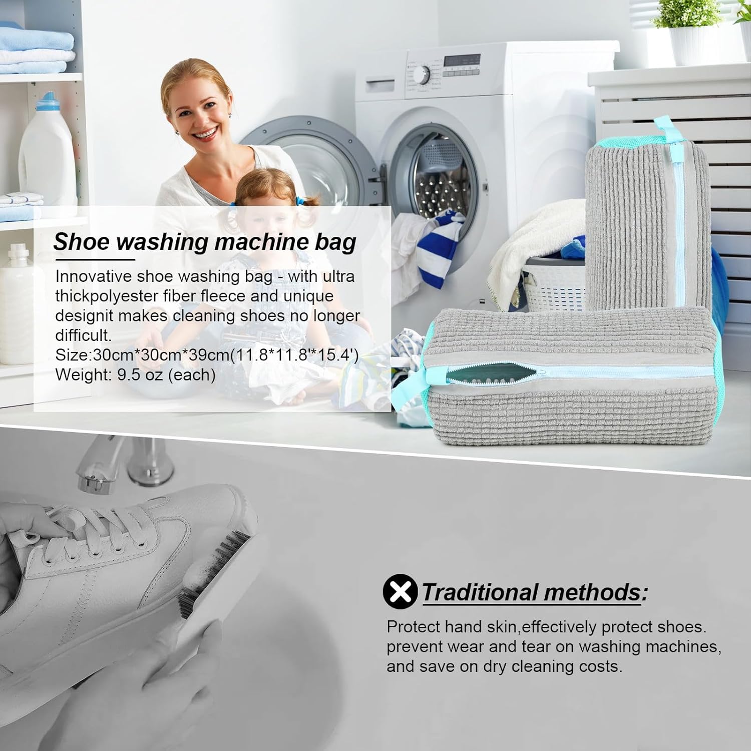 Shoebag™ - Ihre Schuhe sicher zu waschen