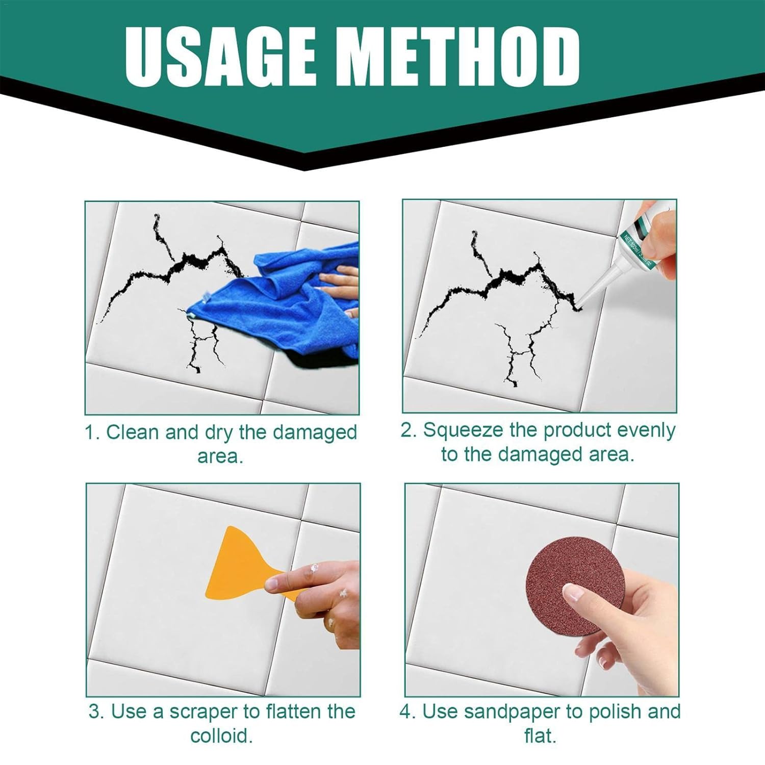 1+1 Gratis | QuickFix™ Die ultimative Lösung für makellose Fliesen