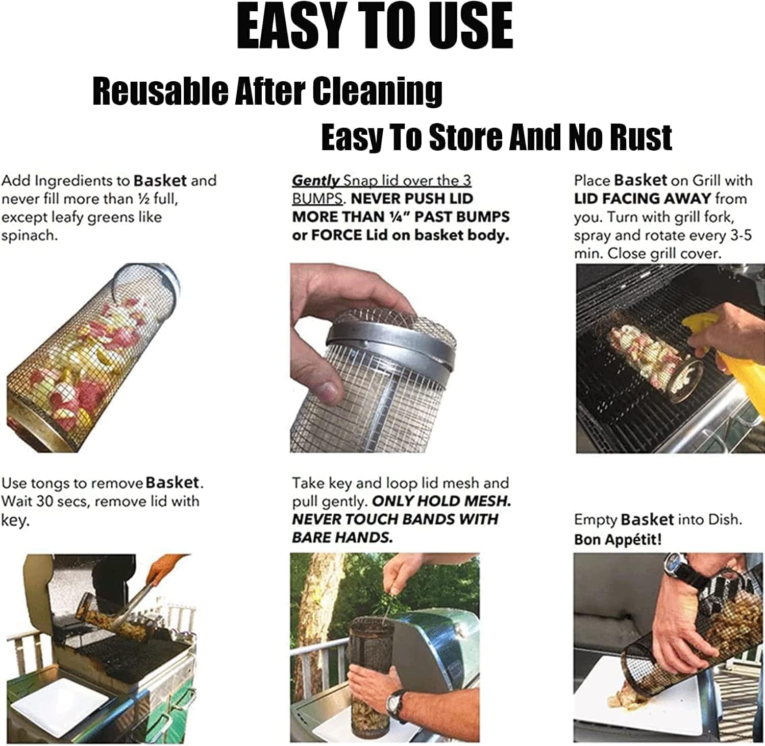 1+1 Gratis | BBQCylinder™ Einfaches Drehen und kein Reinigen des Grills!