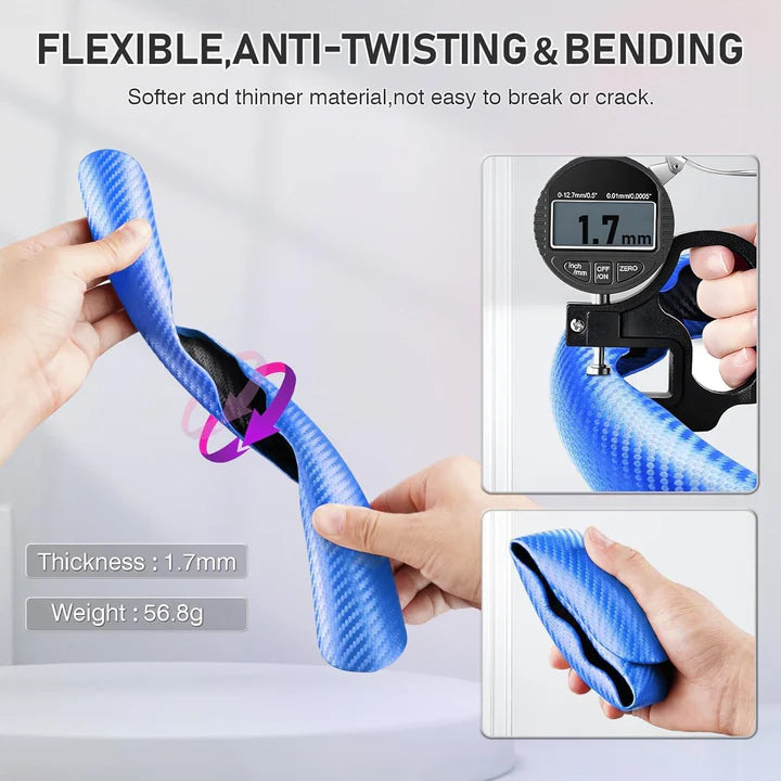 Auto Lenkradabdeckung™ | Ultradünnes Design | Rutschfest | Schweißresistent