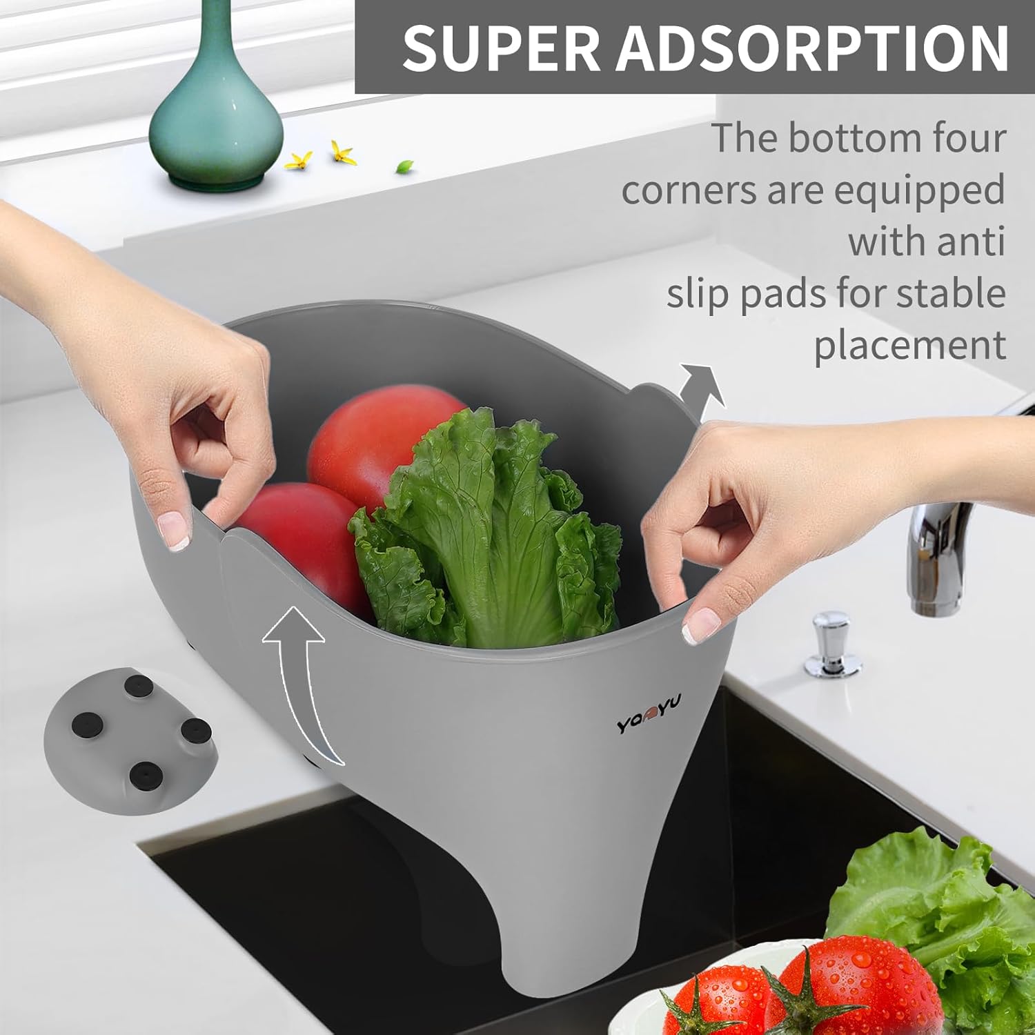 50% RABATT | EasyDrain™ | Erreichen Sie eine saubere und hygienische Küche!