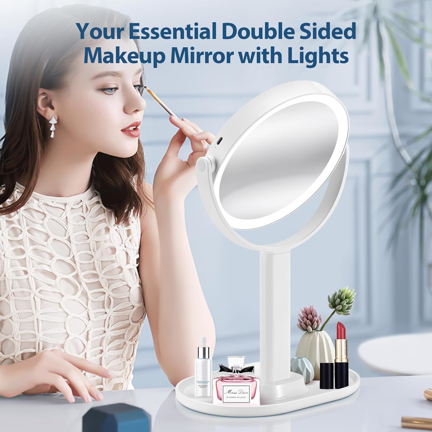 LumiGlow - Illuminated Makeup Mirror