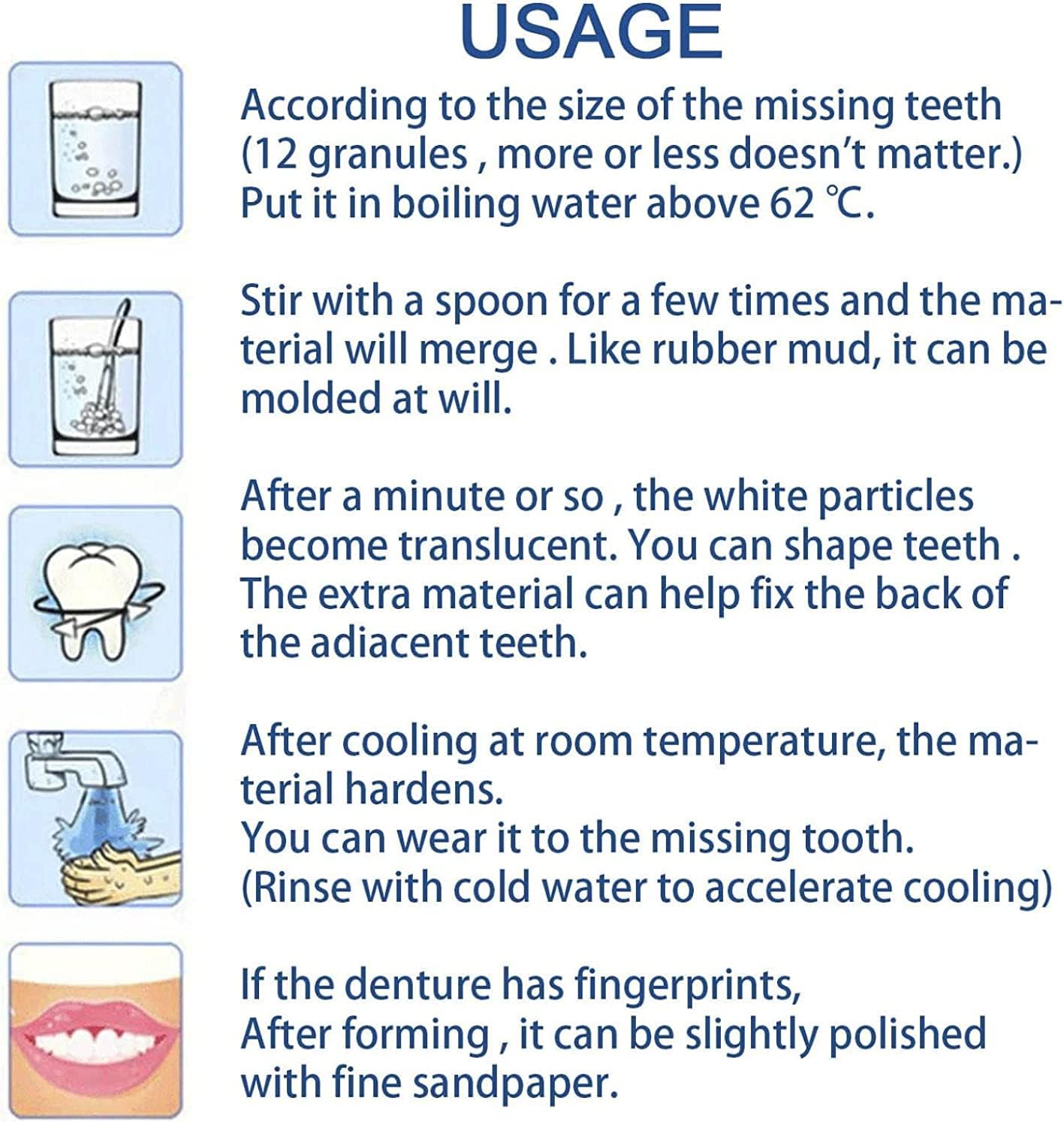 SmileRight Zahnreparatur Set | Sofort Zahnlücken Füllen | Natürliche Farbe | 1+1 Gratis