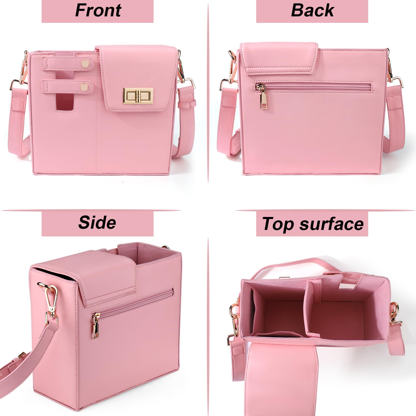 HydraBag⢠- Umhängetasche mit Sportwasserflaschenhalter fßr Frauen