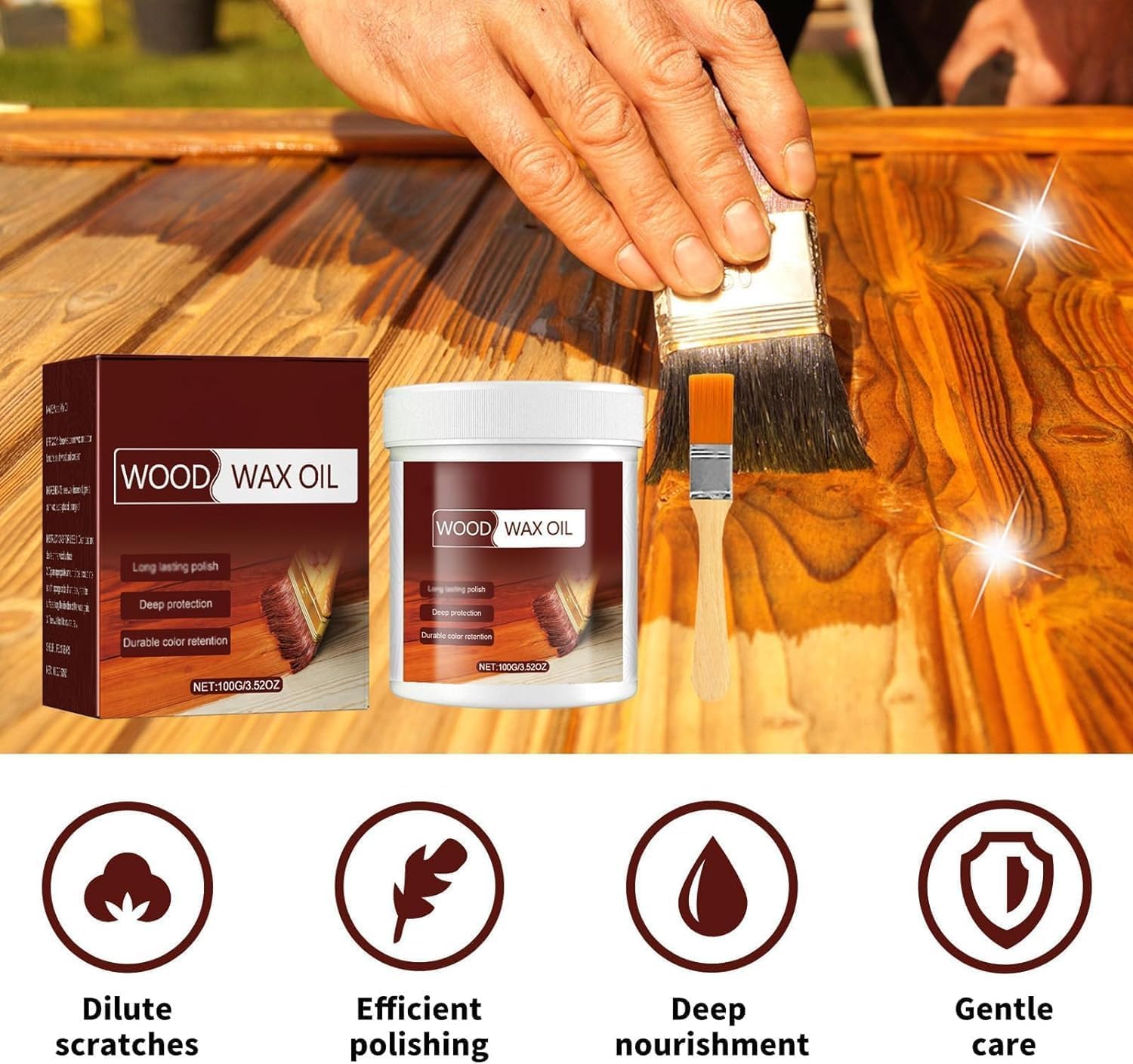 1+1 GRATIS | Wood Wax Oil™ Schützen Sie Ihr Holz mit strahlender, lang anhaltender Schönheit