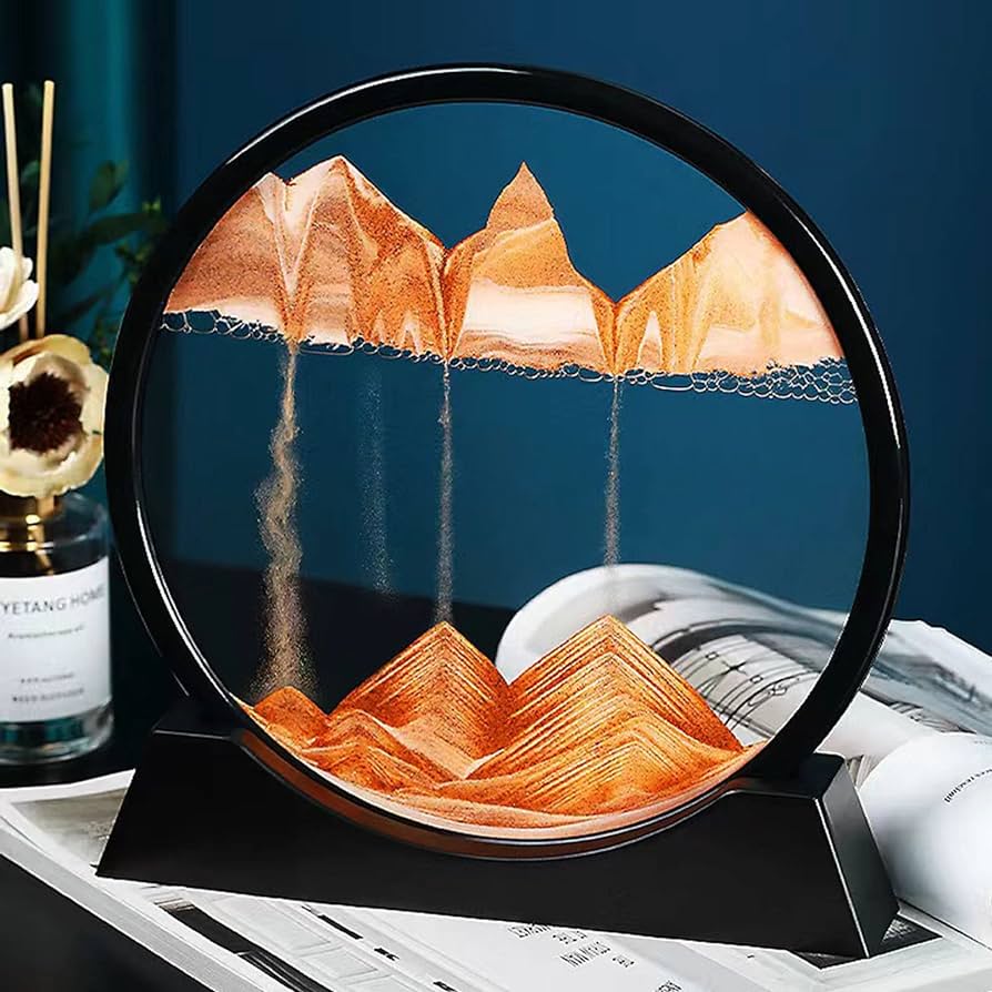 3D künstlerische Runde Glas Sandlandschaft