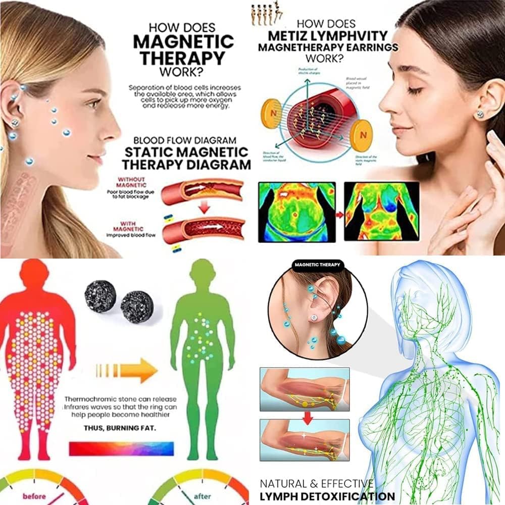 Acurrings™ Magnetische Therapie-Ohrringe | 1+1 Gratis | Lymph- & Detox-Effekt