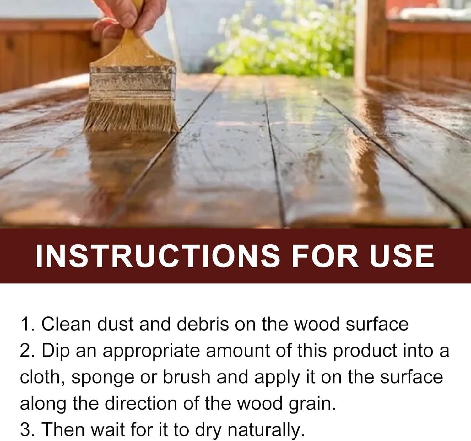 1+1 GRATIS | Wood Wax Oil™ Schützen Sie Ihr Holz mit strahlender, lang anhaltender Schönheit