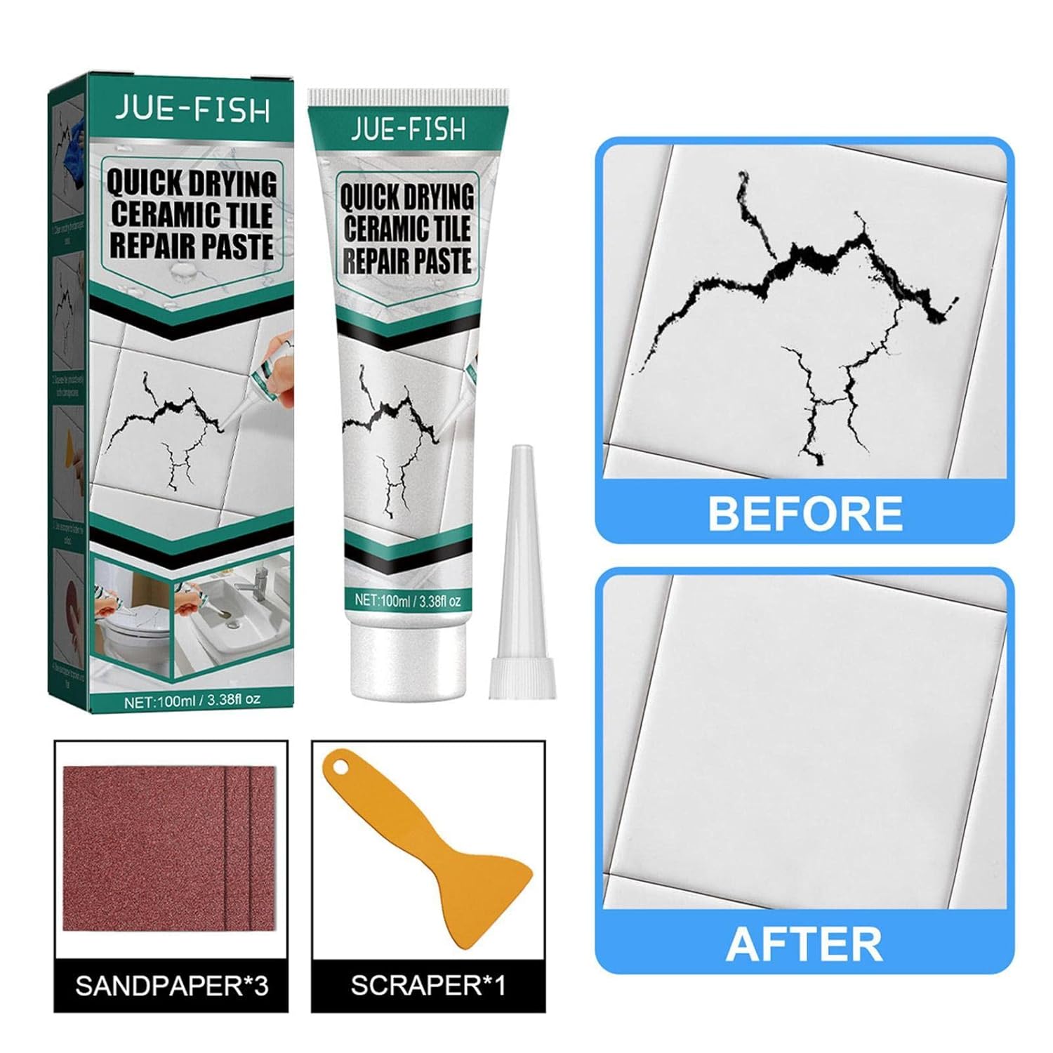 1+1 Gratis | QuickFix™ Die ultimative Lösung für makellose Fliesen