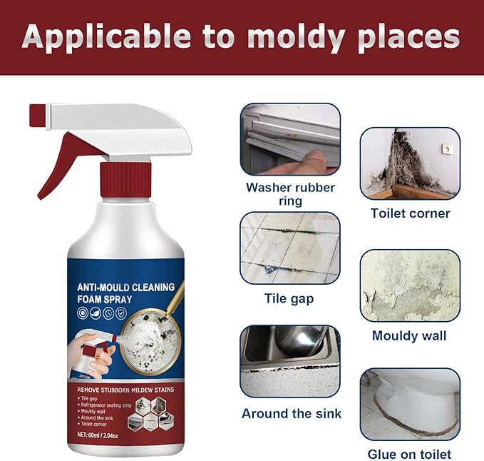 1+1 GRATIS | MoldAway Magic™ Anti-Schimmel-Reinigende Schuimspray