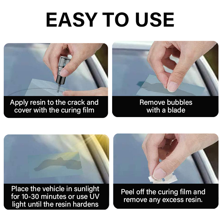 1+1 GRATIS | ClearShield Repair™ — Risse sofort stoppen und wieder sicher fahren