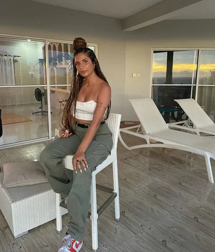 Verstellbare Cargo-Hose in gerader Passform™ - Erweitern Sie Ihre Garderobe mit dieser praktischen und modischen Hose