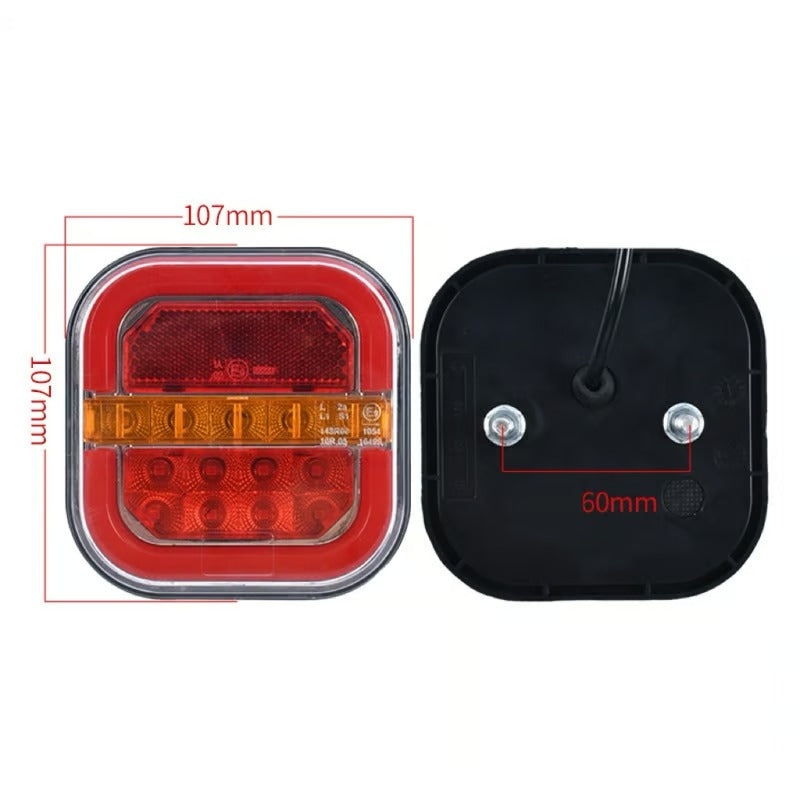 LuminoShield LED Anhängerleuchten | Kabellos & Wasserdicht | IP67 | 1+1 Gratis