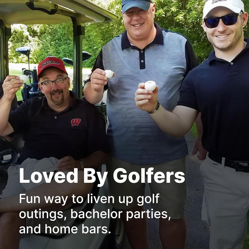 2+2 Gratis | SwingShot™ Kreatives Golfball-Schnapsglas