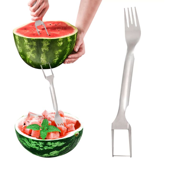 FruchtPro™ | 2-in-1-Obstschneider aus rostfreiem Stahl