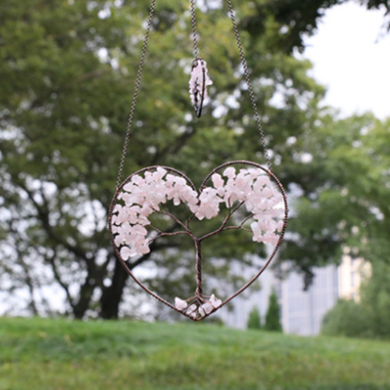 HeartGlow - Der kristallene Lebensbaum-Anhänger