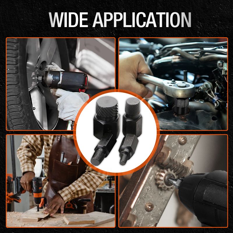 26-teiliges Extraktionsset für gebrochene Schrauben und Bolzen