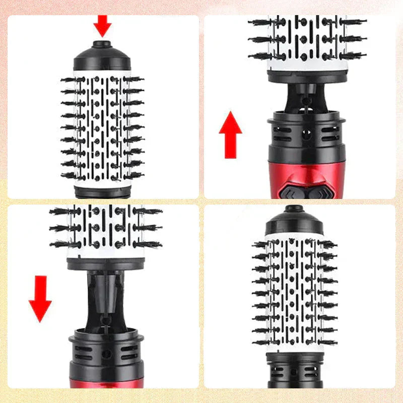 Drehbare Haartrockner-Bürste | 2-in-1 Styling & Volumen | 360° Rotation & Ionentechnologie