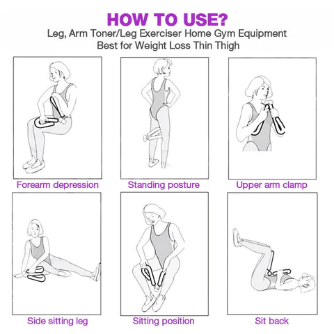 Multifunktionale Beintrainer - Lassen Sie zu Hause trainieren