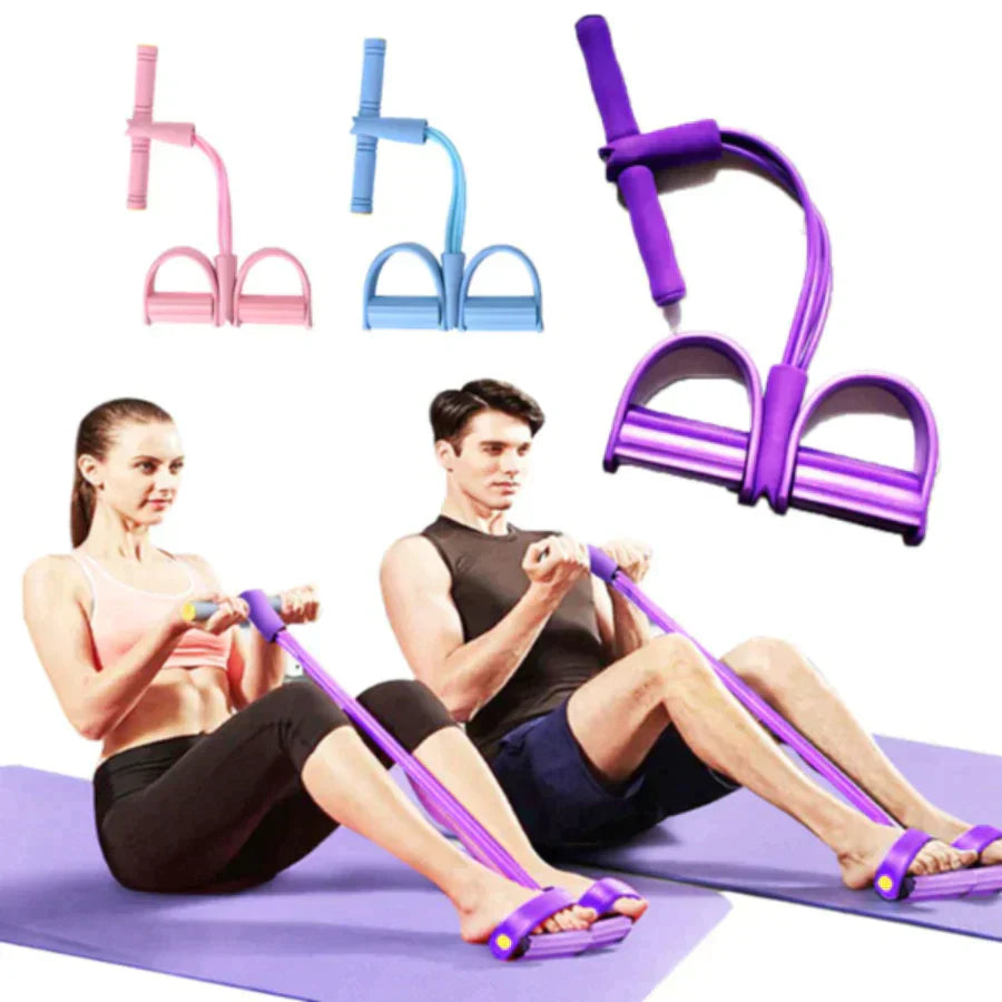 AllFit™ - Sit-ups, Zugseil, Fitness-Gummiband
